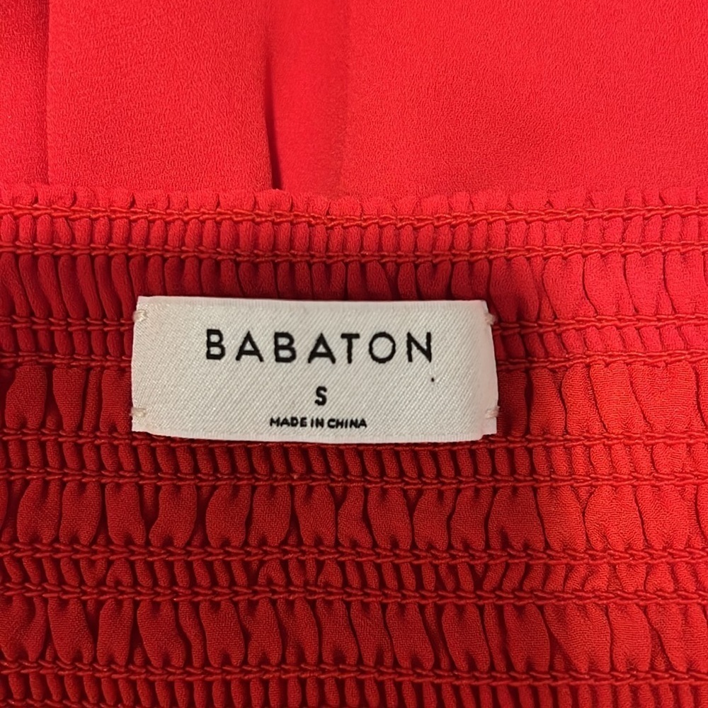 Aritzia Babaton Chagall Blouse in Red - Picture 11 of 13
